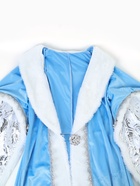 Карнавальный костюм новогодний «Снегурочка»: платье, шапка, косы, шуба, подъюбник, рост 164, р-р. 48 10924317