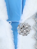 Карнавальный костюм новогодний «Снегурочка»: платье, шапка, косы, шуба, подъюбник, рост 164, р-р. 48 10924317