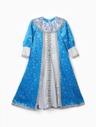 Карнавальный костюм детский «Снегурочка Сударушка»: платье, кокошник, р. 128 - фото 7492609