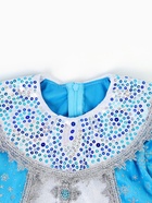 Карнавальный костюм детский «Снегурочка Сударушка»: платье, кокошник, р. 128 - фото 7492611