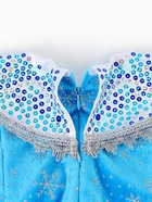 Карнавальный костюм детский «Снегурочка Сударушка»: платье, кокошник, р. 128 - фото 7492614