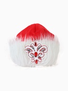 Карнавальный костюм новогодний «Дед Мороз Боярский», рубаха, шуба, шапка, варежки, мешок, парик, борода, посох - фото 65455104