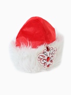 Карнавальный костюм новогодний «Дед Мороз Боярский», рубаха, шуба, шапка, варежки, мешок, парик, борода, посох - фото 65455106