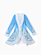 Карнавальный костюм новогодний «Снегурочка Боярская», платье, шубка, кокошник, сапоги, размер 164-46 10924326