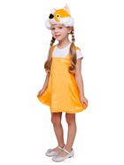 Карнавальный костюм «Лиса Ириска», сарафан, шапка, размер 110-56 10924341 Карнавальный костюм «Лиса Ириска», сарафан, шапка, размер 110-56 10924341