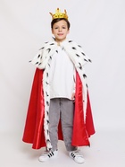 Карнавальный костюм детский «Король»: мантия, корона, 6-8 лет - Фото 2