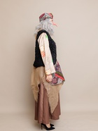 Карнавальный костюм взрослый «Баба Яга»: юбка, рубашка, жилетка, головной убор с париком, нос, р. 164 - Фото 3