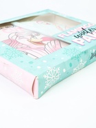 УЦЕНКА Набор: паспортная обложка-облачко и ежедневник-облачко «Flamingo winter party» - Фото 7