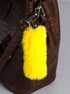 Брелок для ключей на кольце «Пушистик: Чудик», на сумку, рюкзак, жёлтый, 19×4×4 см 10904371