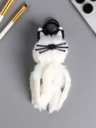 Брелок для ключей на кольце «Пушистик: Белый кот», на сумку, рюкзак, 18×5×5 см 10904373