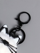 Брелок для ключей на кольце «Пушистик: Белый кот», на сумку, рюкзак, 18×5×5 см 10904373