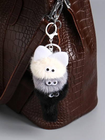 Брелок для ключей на кольце «Пушистик: Три кота», на сумку, рюкзак, 17×7.5×5 см