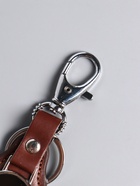 Брелок для ключей под нанесение «Жетон», с карабином, размер окна d=2.7 см, коричневый, 11×4.5×0.7 см - Фото 2