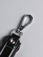 Брелок для ключей под нанесение «Стиль», с карабином, размер окна 4.5×1.3 см, чёрный, 11.7×2.7×0.7 см - фото 809262089