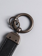 Брелок для ключей на кольце «Ремешок», чёрный, матовый, 12.2×2.3×0.7 см - Фото 2