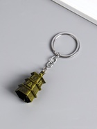 Брелок для ключей на кольце «Нэцкэ: Пагода 3 яруса», металл под бронзу, 3.8×2.5×2.2 см - фото 809262098