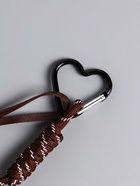 Брелок для ключей на карабине «Медведь», на сумку, рюкзак, бурый, с узлом, 27×8.8×1.5 см - фото 809262146