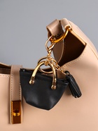 Брелок для ключей с карабином, с кистью «Сумка тоут», на сумку, рюкзак, чёрная, 6.5×3×7 см - фото 809262169