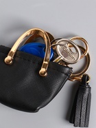 Брелок для ключей с карабином, с кистью «Сумка тоут», на сумку, рюкзак, чёрная, 6.5×3×7 см - фото 809262172