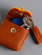 Брелок для ключей с карабином, с кистью «Сумочка. Сова», на сумку, рюкзак, карамель, 5.2×2.5×6 см - Фото 5