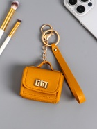 Брелок для ключей с карабином, с ремешком «Сумочка», на сумку, рюкзак, жёлтый, 6.2×2.5×7 см - фото 809262200