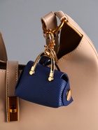 Брелок для ключей с карабином, с кистью «Саквояж», на сумку, рюкзак, синий, 7.5×4×7 см - фото 809262204