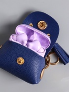 Брелок для ключей с карабином, с кистью «Саквояж», на сумку, рюкзак, синий, 7.5×4×7 см - фото 809262207