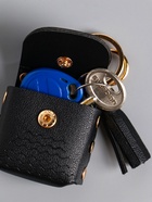 Брелок для ключей с карабином, с кистью «Сумочка. Котик», на сумку, рюкзак, чёрный, 5×2.5×6 см - Фото 5