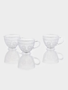 Набор кружек, 400 мл, 11×14.5×9 см, стекло, прозрачный - Фото 1