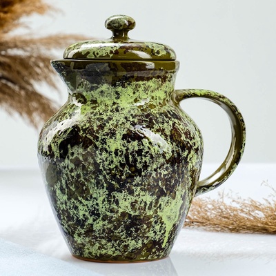 УЦЕНКА Кувшин «Борисовский» 1.7 л / 22×15 см, малахит