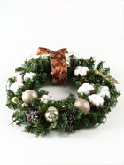 Интерьерный венок «Новогодний», на стену, дверь, d=40 см, ручная работа - Фото 2