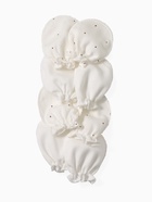 Антицарапки для новорожденных 4 пары, хлопок 100%, белые - Фото 1