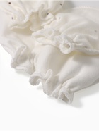 Антицарапки для новорожденных 4 пары, хлопок 100%, белые - Фото 2