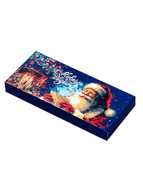 Шоколад темный новогодний «Санта с письмом», 50 г