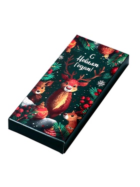 Шоколад темный новогодний «Оленёнок», 50 г