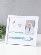 Фоторамка для фото 10×15 см с полимерной глиной «Первое фото», пластик, белая, 30.8×33.5×2 см - Фото 2