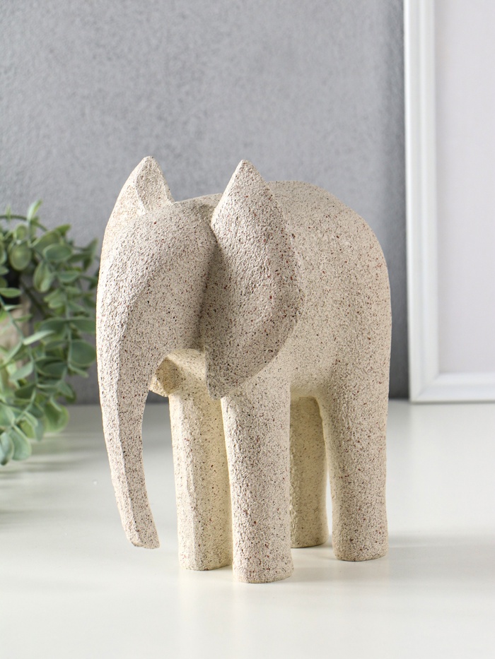 Фигура полистоун «Песочный слон», 17.5×19×23.5 см