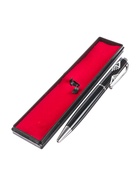 УЦЕНКА Ручка подарочная шариковая в пластик футляре поворотная Стиль корпус черно-серебристый 109448 10944825