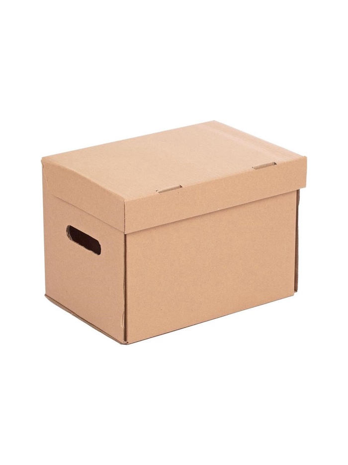 Коробка для хранения, офисная, крафт, 325×325×235 мм - Фото 1