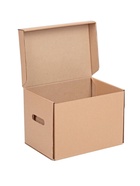 Коробка для хранения, офисная, крафт, 325×325×235 мм - Фото 2