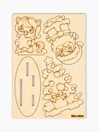 Роспись по дереву «Лошадка и Дед Мороз», набор для творчества - фото 809284972