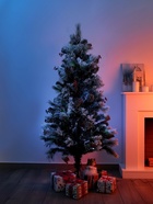 УЦЕНКА Ёлка фиброоптическая «Снежная» 210 см d нижнего яруса 90 см, 270 веток, 8 режимов 10944835