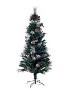 УЦЕНКА Ёлка фиброоптическая «Снежная» 210 см d нижнего яруса 90 см, 270 веток, 8 режимов 10944835