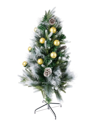 УЦЕНКА Ёлка искусственная «Пушистая» 120 см, диаметр нижнего яруса 70 см, 100 веток, без подсветки