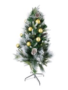 УЦЕНКА Ёлка фиброоптическая «Пушистая» 120 см d нижнего яруса 70 см, 100 веток, 8 режимов 10944836