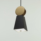 УЦЕНКА Светильник BayerLux 2284/1 LED черно-золотой 10×10×24-124 см 10944849