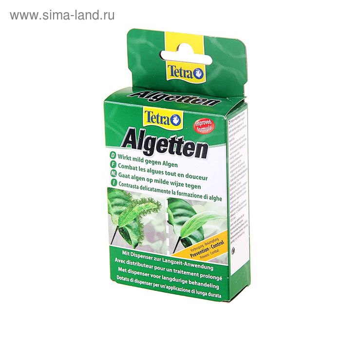 Средство против водорослей Algetten контроль обрастаний 12 таблеток на 120л - Фото 1
