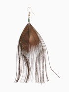 Серьги «Павлин», 5×12 см, разноцветные - Фото 4