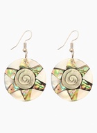 Серьги «Морское сокровище», 5×3 см, ракушка - Фото 1