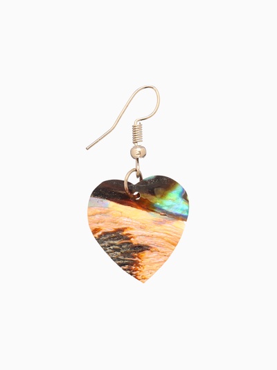 Серьги «Сердце моря», 5.5×2 см, ракушка